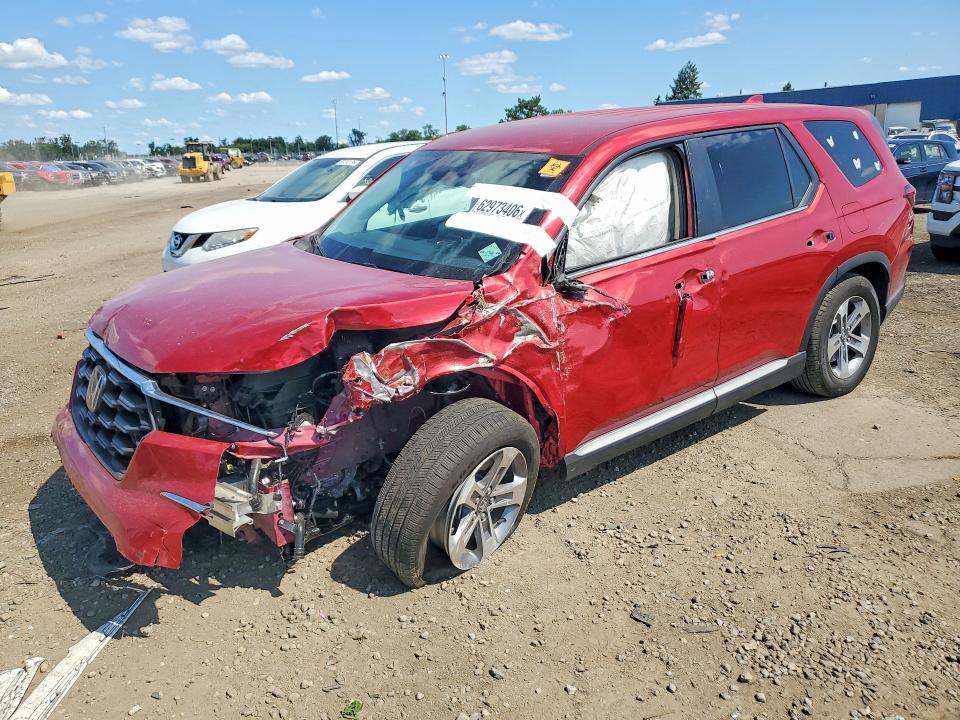 2025 Honda Pilot მანქანა იყიდება აუქციონზე, vin: 5FNYG1H44SB165257, აუქციონის ნომერი: 62973406