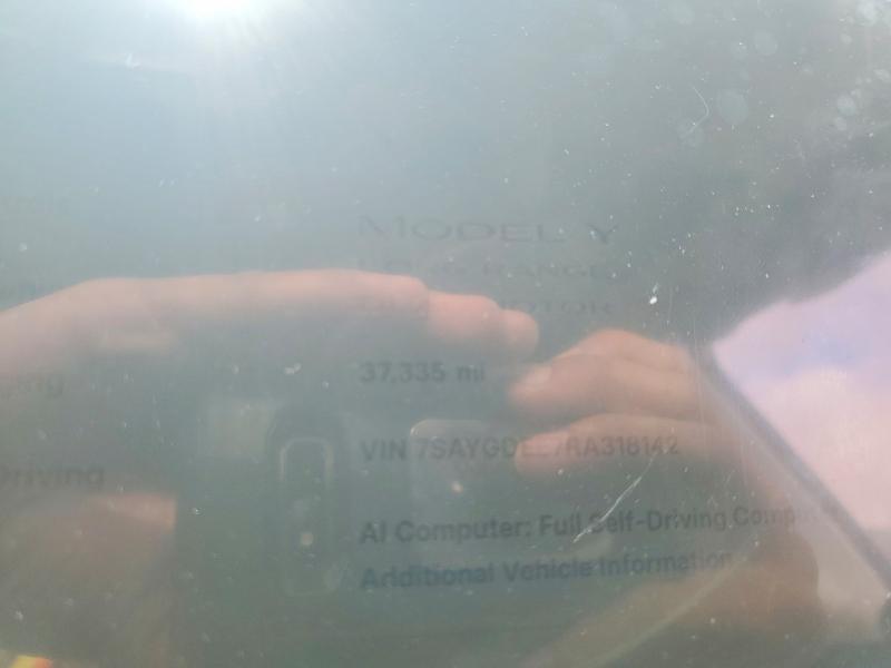 Aukcja sprzedaży 2024 Tesla Model Y, vin: 7SAYGDEE7RA318142, numer aukcji: 61416226