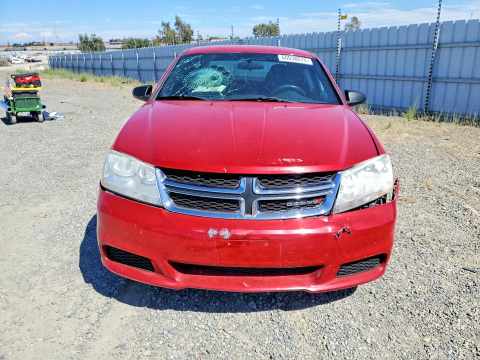 60038016 :رقم المزاد ، 1C3CDZAB4DN643499 vin ، 2013 Dodge Avenger مزاد بيع