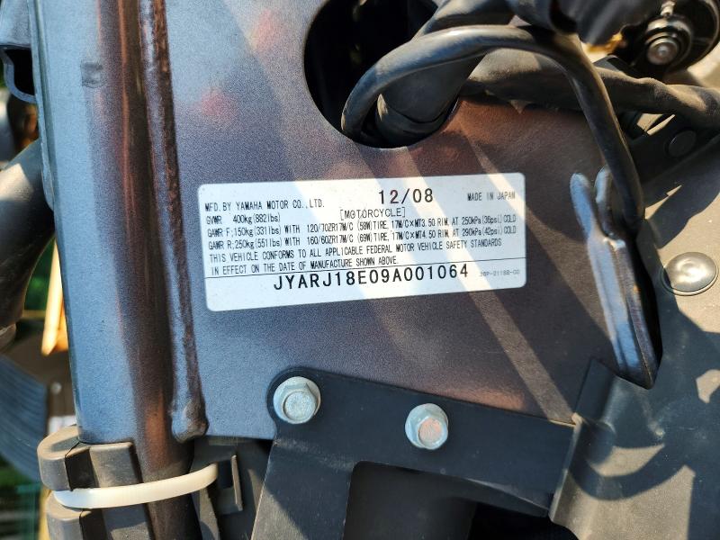 Продаж на аукціоні авто 2009 Yamaha Fz6, vin: JYARJ18E09A001064, номер лоту: 60798086