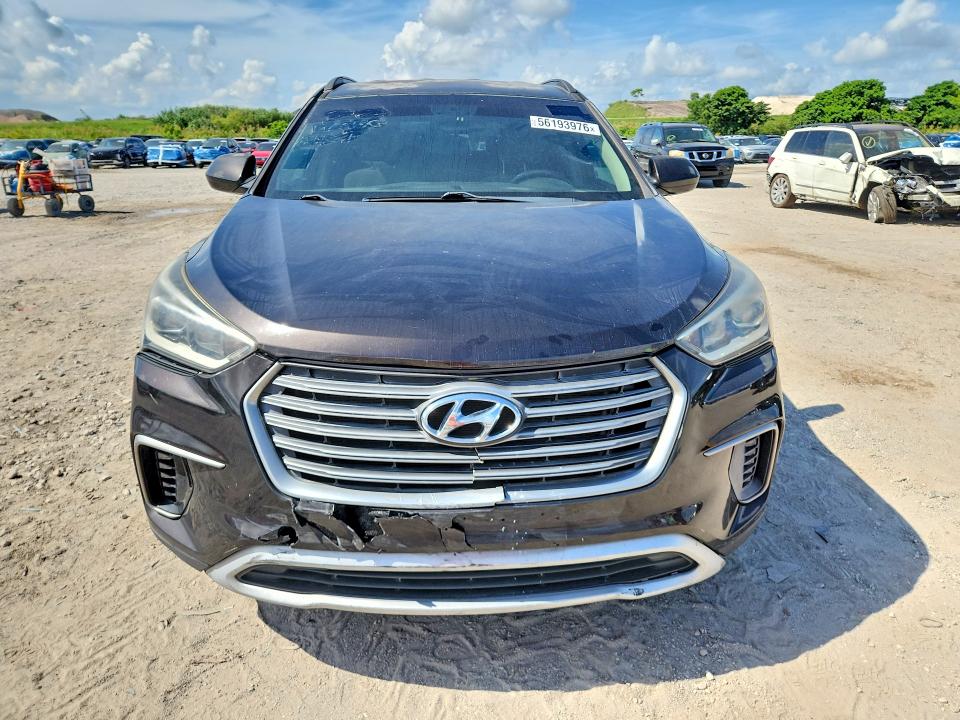 56193976 :رقم المزاد ، KM8SM4HF3HU178160 vin ، 2017 Hyundai Santa Fe مزاد بيع