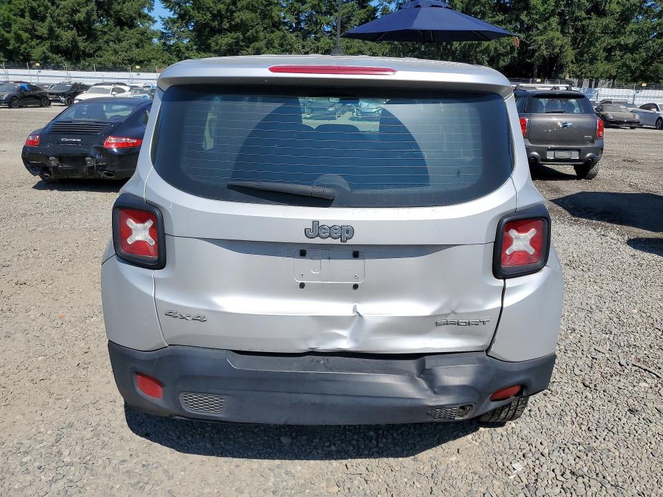 60029496 :رقم المزاد ، ZACCJBAT8GPD76321 vin ، 2016 Jeep Renegade مزاد بيع