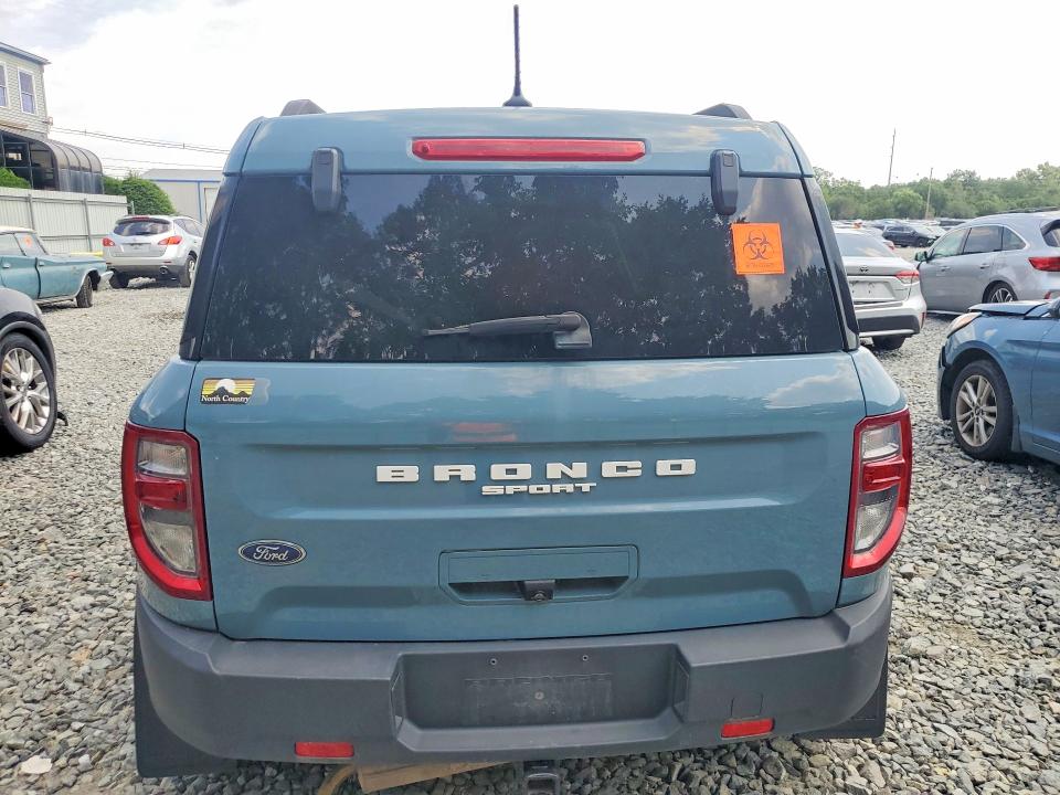 Aukcja sprzedaży 2021 Ford Bronco Sport, vin: 3FMCR9B68MRA25478, numer aukcji: 59856376