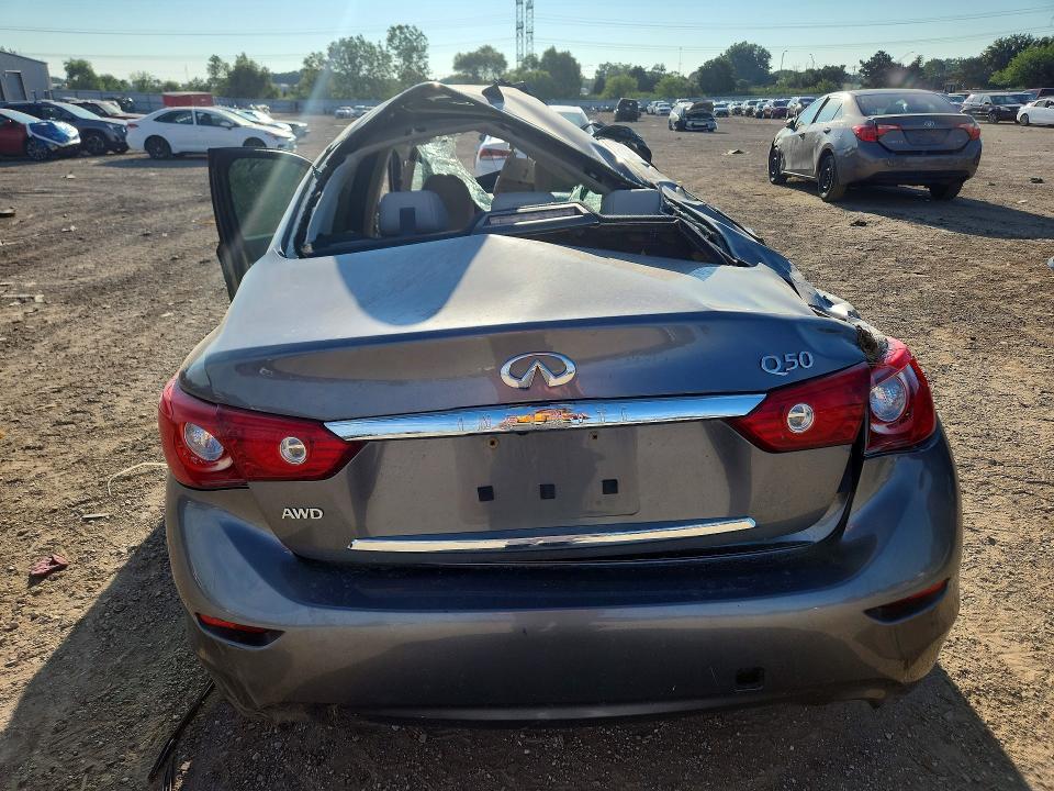 60211966 :رقم المزاد ، JN1AV7AR8FM850927 vin ، 2015 Infiniti Q50 Hybrid مزاد بيع
