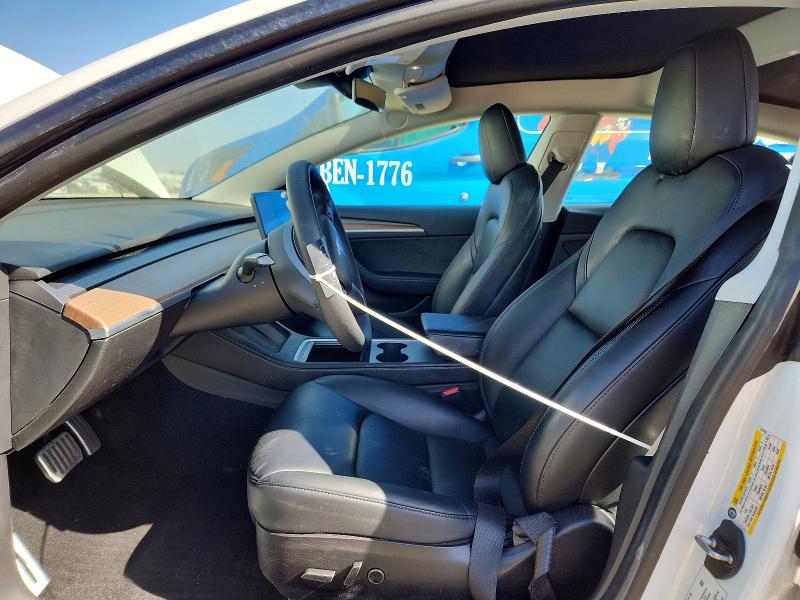 61835816 :رقم المزاد ، 5YJ3E1EA3MF074798 vin ، 2021 Tesla Model 3 مزاد بيع