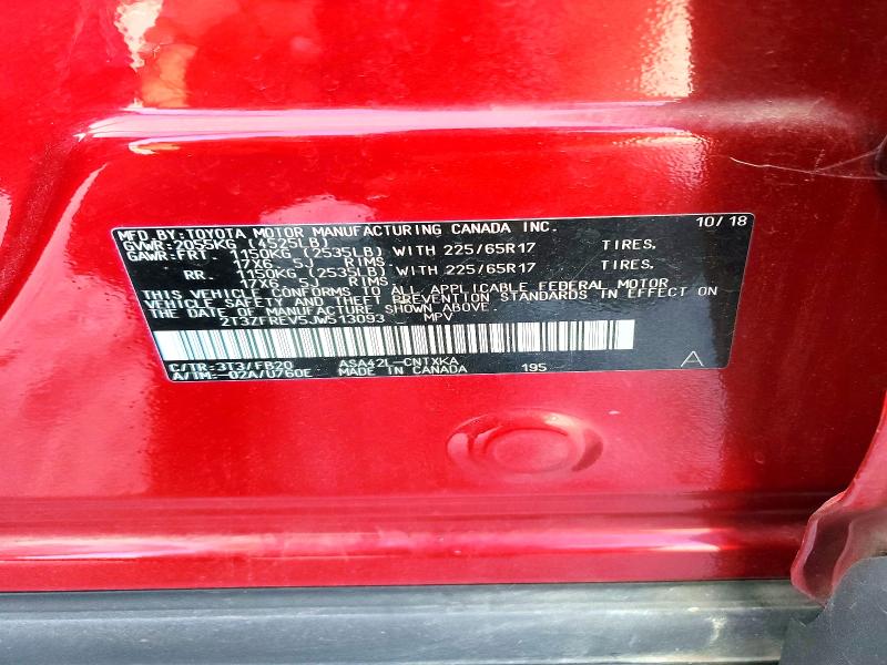 61991046 :رقم المزاد ، 2T3ZFREV5JW513093 vin ، 2018 Toyota Rav4 مزاد بيع