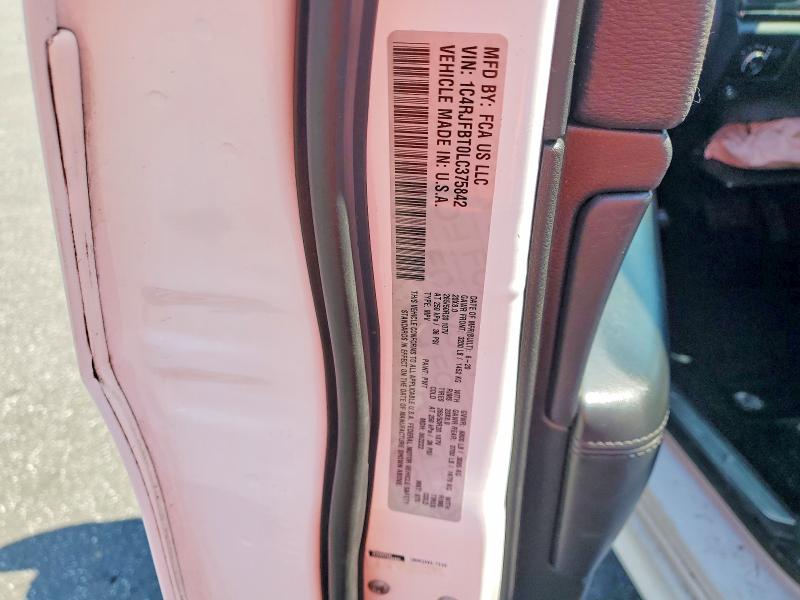Продаж на аукціоні авто 2020 Jeep Grand Cherokee, vin: 1C4RJFBT0LC375842, номер лоту: 61064106