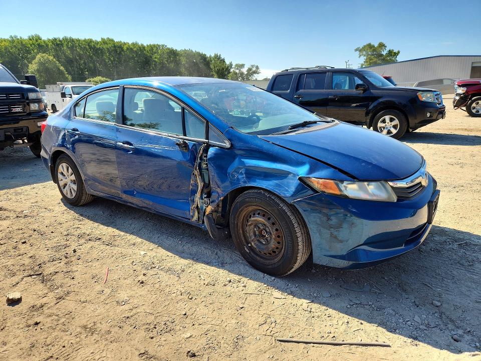 Продаж на аукціоні авто 2012 Honda Civic, vin: 2HGFB2F50CH537116, номер лоту: 63229196