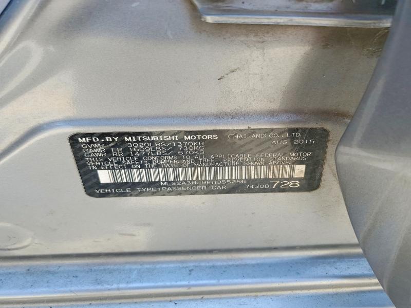 Aukcja sprzedaży 2015 Mitsubishi Mirage, vin: ML32A3HJ9FH055256, numer aukcji: 59848036