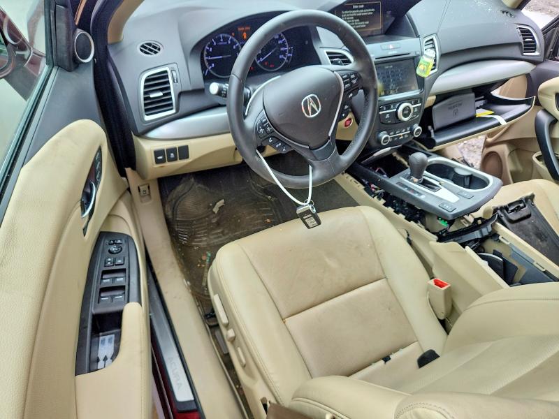 60315186 :رقم المزاد ، 5J8TB4H54JL027315 vin ، 2018 Acura Rdx مزاد بيع