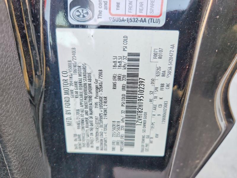 Aukcja sprzedaży 2009 Ford Mustang, vin: 1ZVHT82H195102397, numer aukcji: 62273826