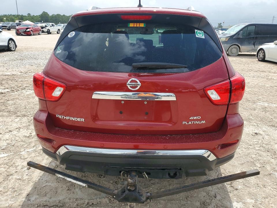 60760536 :رقم المزاد ، 5N1DR2MM6HC614380 vin ، 2017 Nissan Pathfinder مزاد بيع