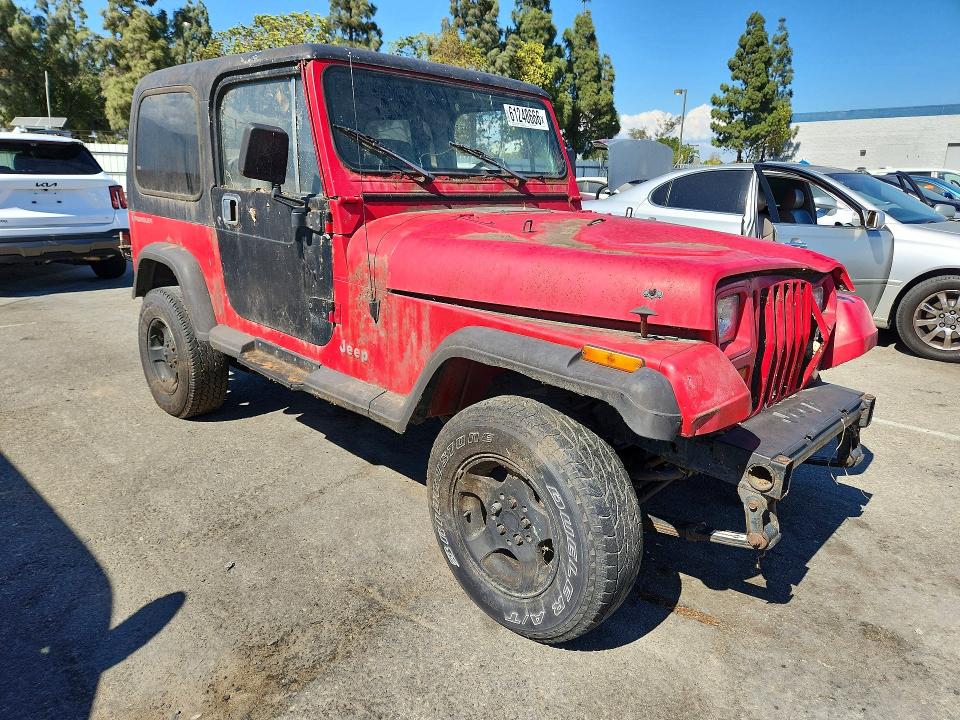 61248666 :رقم المزاد ، 2J4FY29S7NJ551440 vin ، 1992 Jeep Wrangler / Yj مزاد بيع