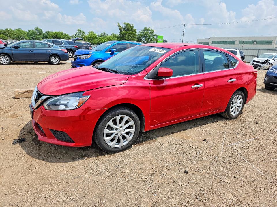 2018 Nissan Sentra მანქანა იყიდება აუქციონზე, vin: 3N1AB7AP6JL617297, აუქციონის ნომერი: 61527946