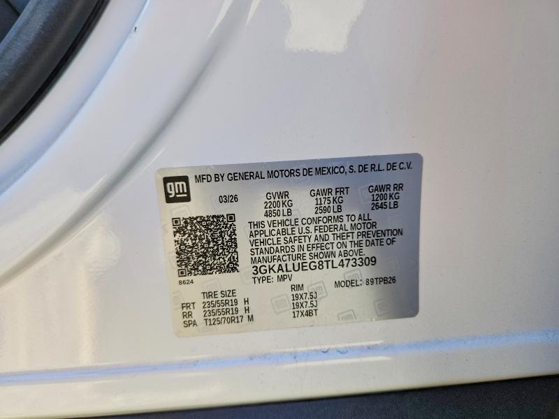 62078956 :رقم المزاد ، 3GKALUEG8TL473309 vin ، 2026 Gmc Terrain مزاد بيع