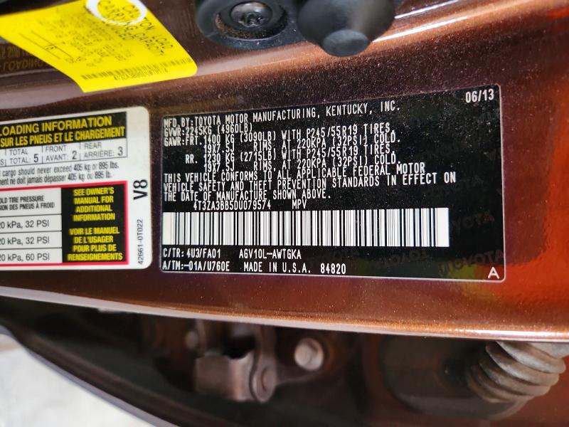 Продажа на аукционе авто 2013 Toyota Venza, vin: 4T3ZA3BB5DU079574, номер лота: 62027906