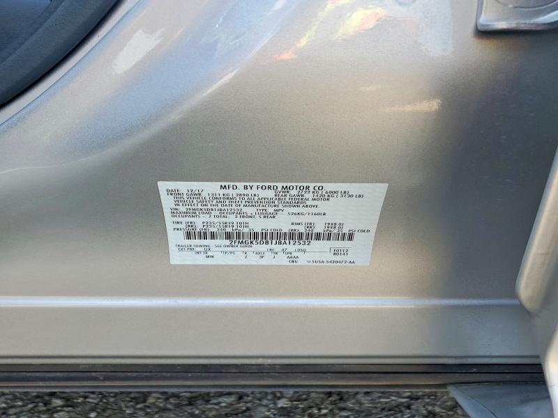 Продажа на аукционе авто 2018 Ford Flex, vin: 2FMGK5D81JBA12532, номер лота: 62509796