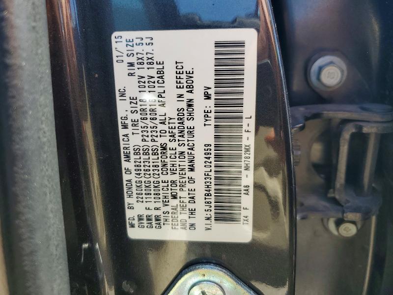 Aukcja sprzedaży 2015 Acura Rdx, vin: 5J8TB4H33FL024959, numer aukcji: 60629536