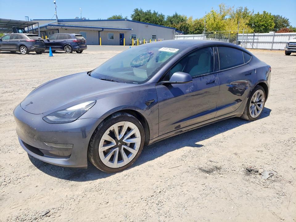 61879406 :رقم المزاد ، 5YJ3E1EA3PF655593 vin ، 2023 Tesla Model 3 مزاد بيع