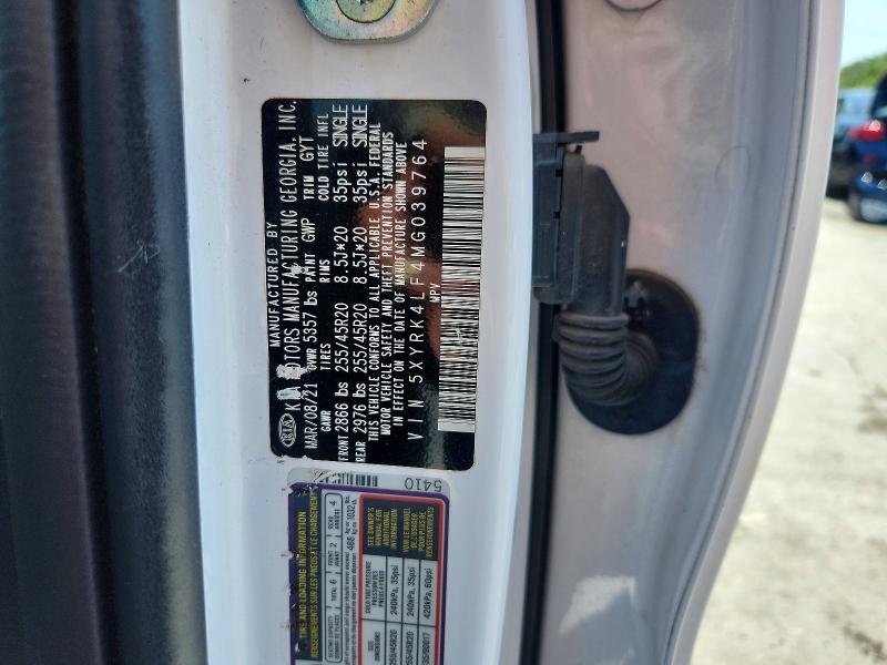 Продаж на аукціоні авто 2021 Kia Sorento, vin: 5XYRK4LF4MG039764, номер лоту: 62932436