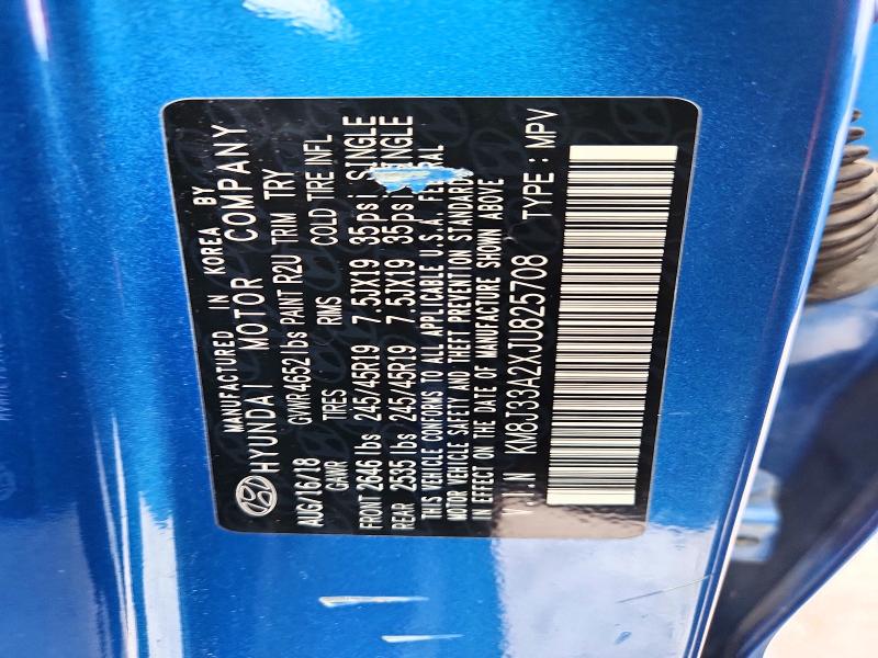 Aukcja sprzedaży 2018 Hyundai Tucson, vin: KM8J33A2XJU825708, numer aukcji: 61425486