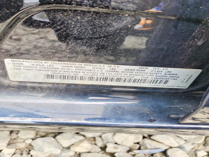 Aukcja sprzedaży 2010 Volkswagen Jetta, vin: 3VWRZ7AJ3AM106368, numer aukcji: 60522956