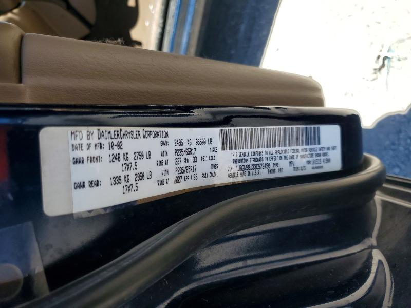Aukcja sprzedaży 2003 Jeep Grand Cherokee, vin: 1J8GW58J33C572490, numer aukcji: 62411696