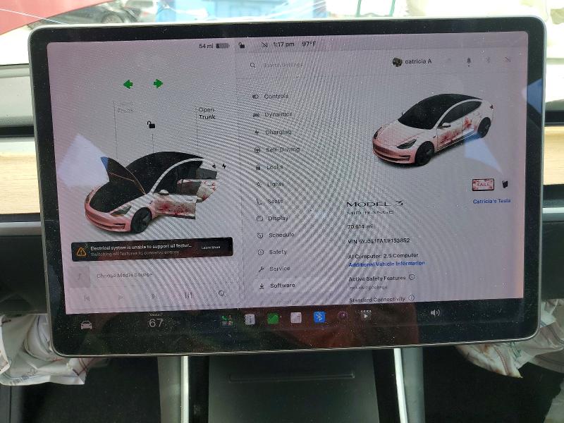 62958766 :رقم المزاد ، 5YJ3E1EA1JF153852 vin ، 2018 Tesla Model 3 مزاد بيع
