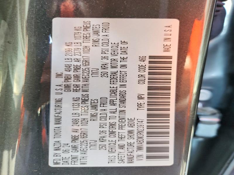 Продаж на аукціоні авто 2024 Mazda Cx-50, vin: 7MMVABDM3RN239747, номер лоту: 61534716