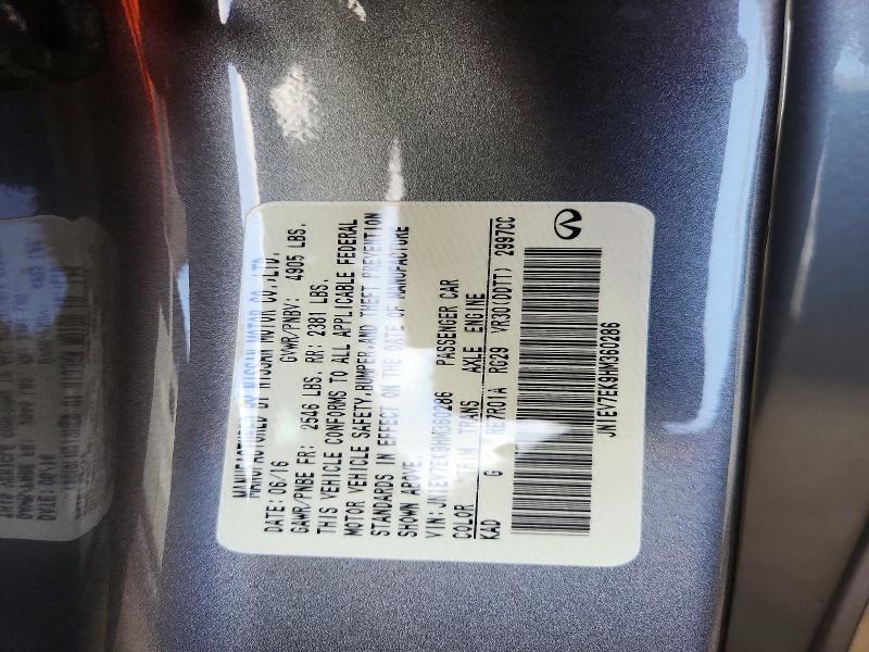 Aukcja sprzedaży 2017 Infiniti Q60, vin: JN1EV7EK9HM360286, numer aukcji: 61714886