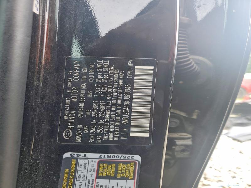 Aukcja sprzedaży 2019 Hyundai Tucson, vin: KM8J2CA43KU888946, numer aukcji: 59237546