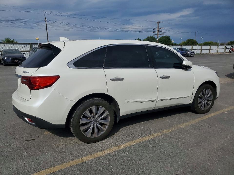 60722116 :رقم المزاد ، 5FRYD3H45EB009297 vin ، 2014 Acura Mdx مزاد بيع
