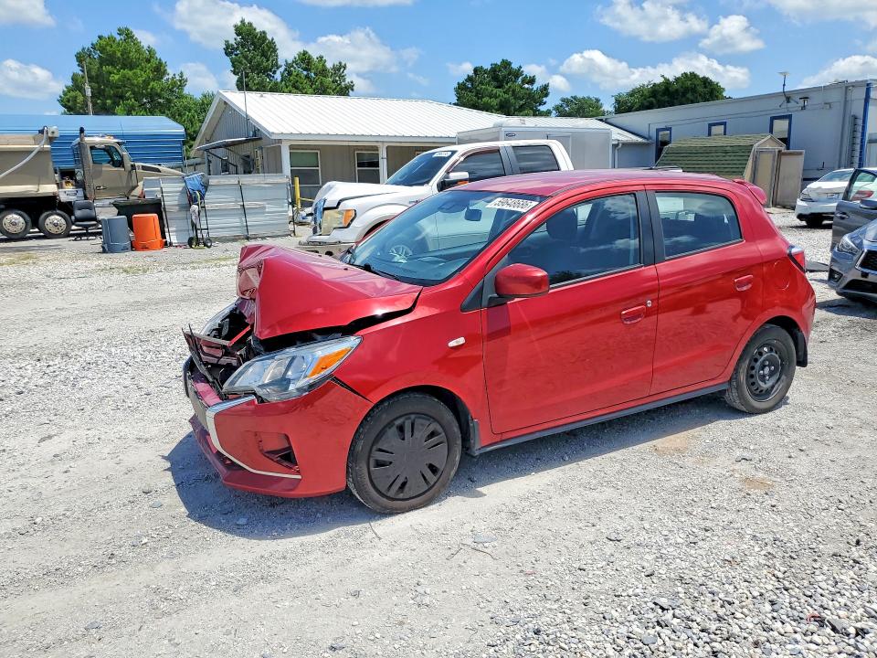 2021 Mitsubishi Mirage მანქანა იყიდება აუქციონზე, vin: ML32AUHJXMH011396, აუქციონის ნომერი: 59648686