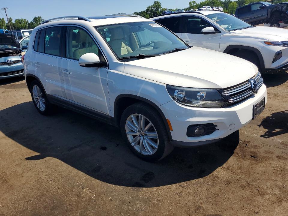 62125306 :رقم المزاد ، WVGBV3AX2EW523382 vin ، 2014 Volkswagen Tiguan مزاد بيع