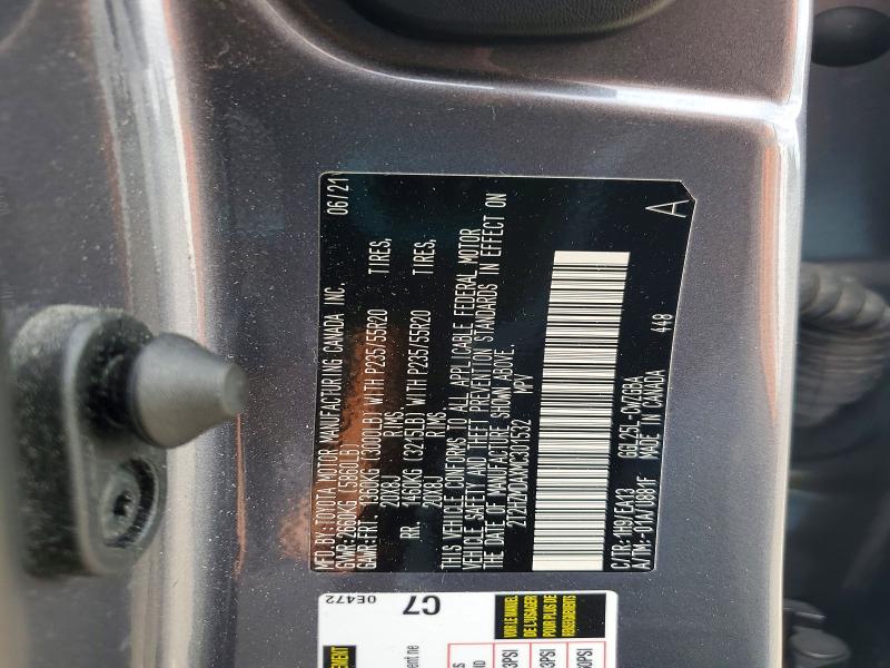 Продажа на аукционе авто 2021 Lexus Rx 350, vin: 2T2HZMDAXMC301532, номер лота: 60437146