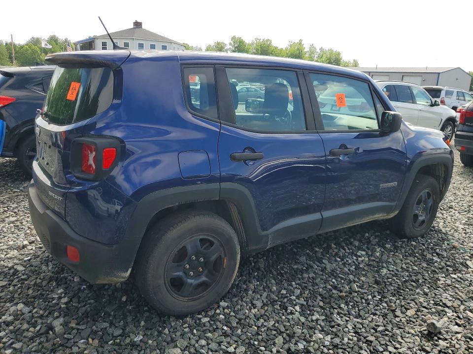 60231276 :رقم المزاد ، ZACCJBAW9GPE32731 vin ، 2016 Jeep Renegade مزاد بيع