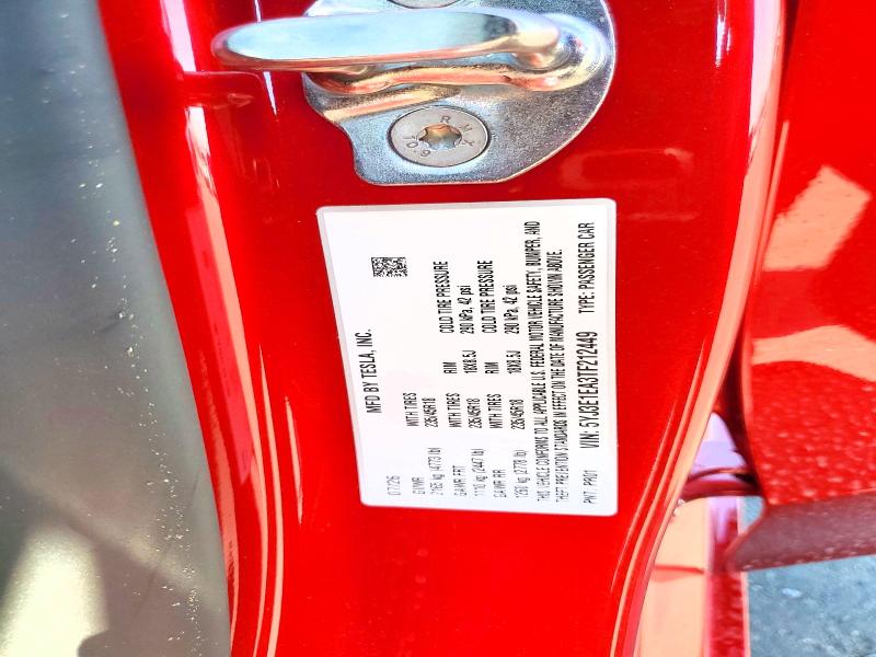 62877246 :رقم المزاد ، 5YJ3E1EA3TF212449 vin ، 2026 Tesla Model 3 مزاد بيع