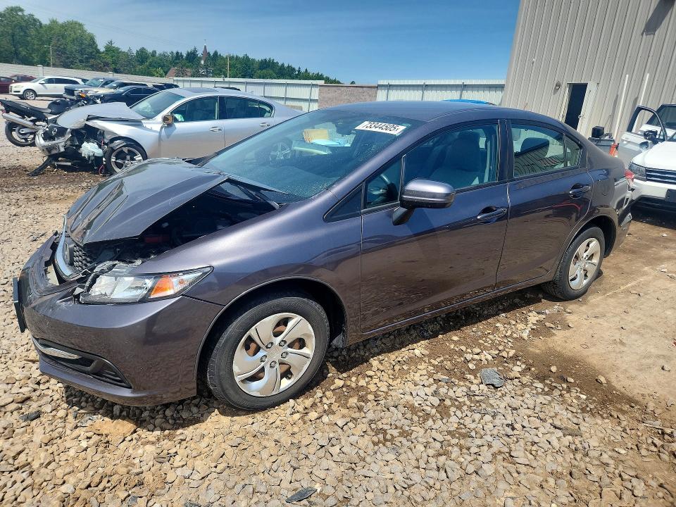 Auction sale of the 2015 Honda Civic, vin: 19XFB2F56FE102549, lot number: 73344505