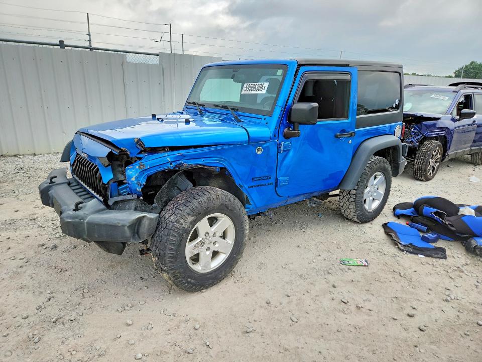 59586306 :رقم المزاد ، 1C4AJWAG6GL187771 vin ، 2016 Jeep Wrangler مزاد بيع