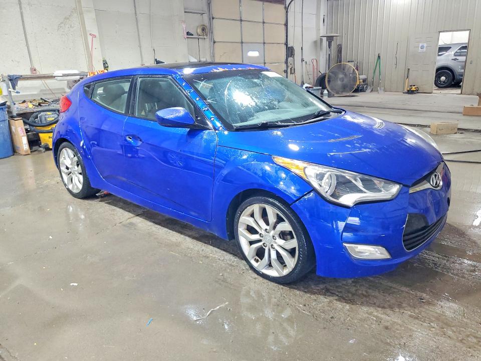 2013 Hyundai Veloster მანქანა იყიდება აუქციონზე, vin: KMHTC6AD4DU169876, აუქციონის ნომერი: 60376676