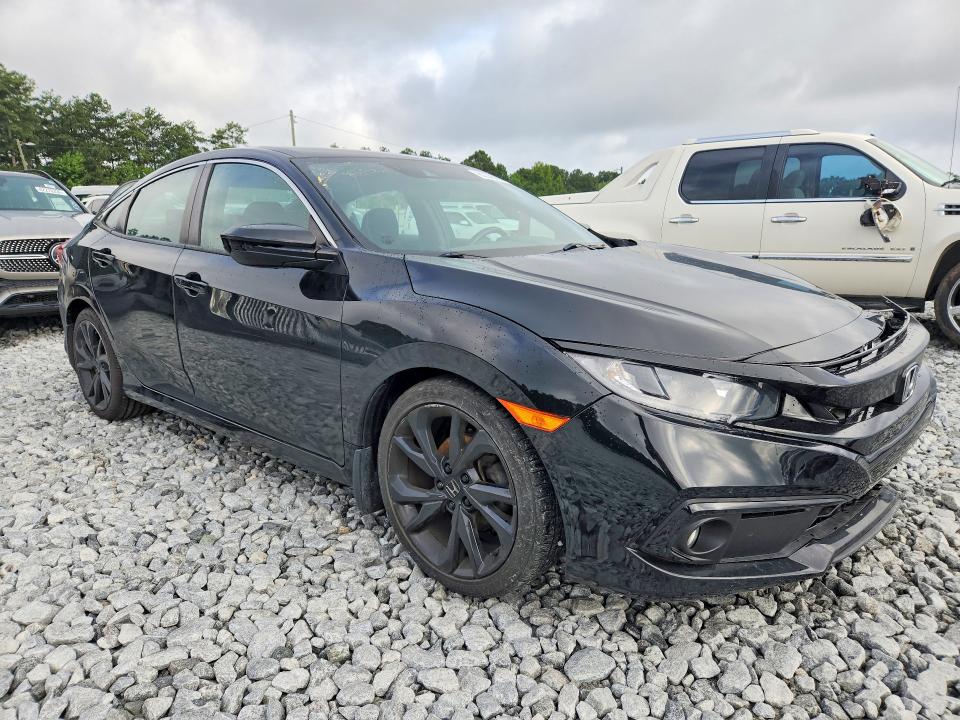 2020 Honda Civic მანქანა იყიდება აუქციონზე, vin: 19XFC2F86LE015740, აუქციონის ნომერი: 62296396