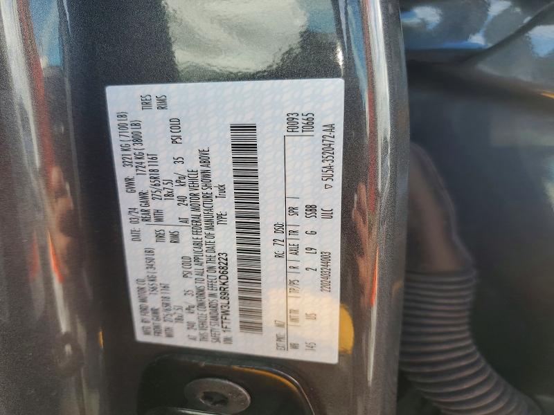 Продажа на аукционе авто 2024 Ford F150, vin: 1FTFW3L89RKD68223, номер лота: 62150106