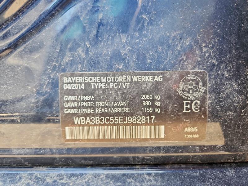 Продаж на аукціоні авто 2014 Bmw 328, vin: WBA3B3C55EJ982817, номер лоту: 59335856