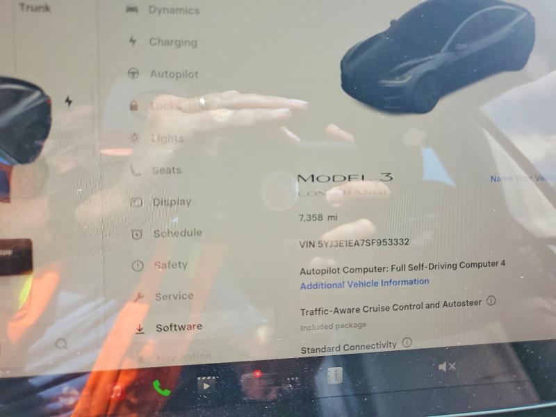 Продажа на аукционе авто 2025 Tesla Model 3, vin: 5YJ3E1EA7SF953332, номер лота: 57668016