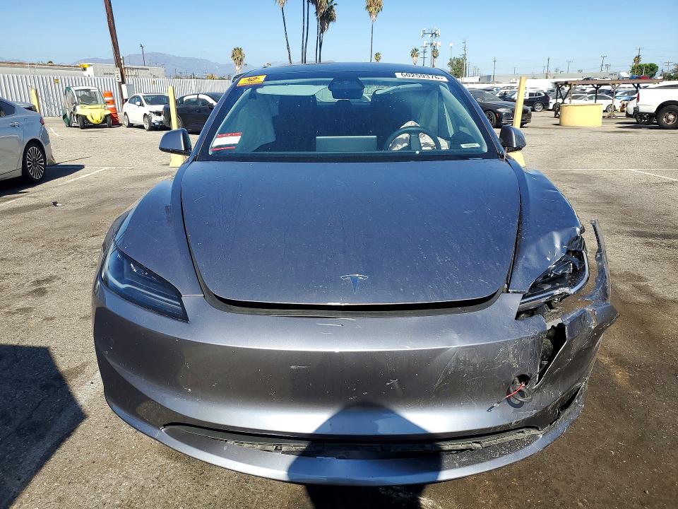 2025 Tesla Model 3 მანქანა იყიდება აუქციონზე, vin: 5YJ3E1EA7SF058536, აუქციონის ნომერი: 60259376
