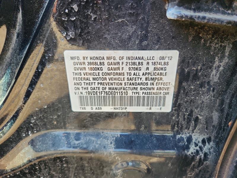 Продаж на аукціоні авто 2013 Acura Ilx, vin: 19VDE1F76DE011510, номер лоту: 62581296