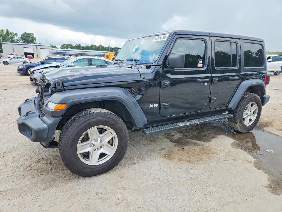 60616846 :رقم المزاد ، 1C4HJXDGXJW145593 vin ، 2018 Jeep Wrangler Unlimited مزاد بيع