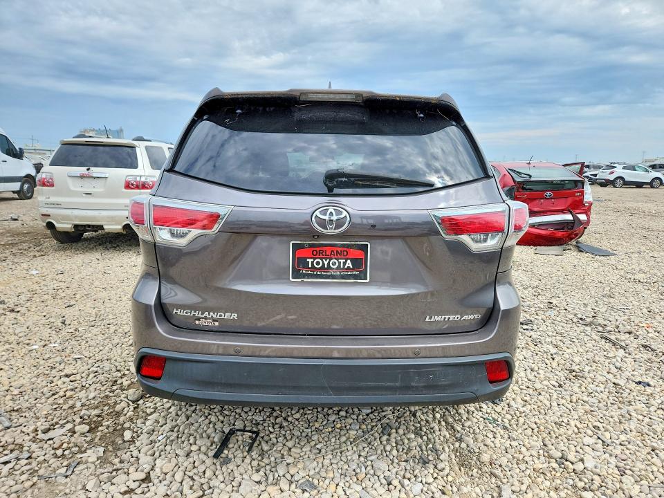 60496826 :رقم المزاد ، 5TDDKRFH9ES007322 vin ، 2014 Toyota Highlander مزاد بيع