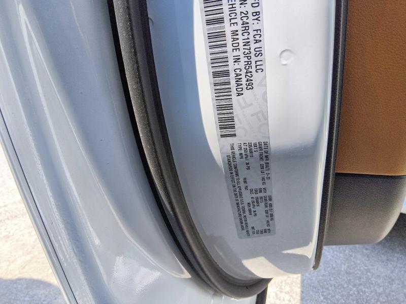 2023 Chrysler Pacifica მანქანა იყიდება აუქციონზე, vin: 2C4RC1N73PR542493, აუქციონის ნომერი: 61810756