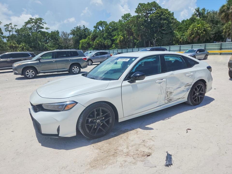 60869186 :رقم المزاد ، 2HGFE2F58SH593150 vin ، 2025 Honda Civic مزاد بيع